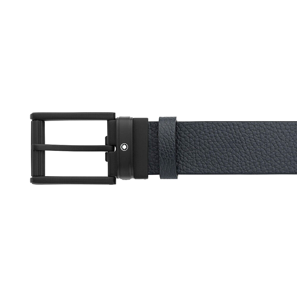 MONTBLANC  131188 CINTURA IN PELLE STAMPA E LISCIA REVERSIBILE  CM3,5 - immagine 4