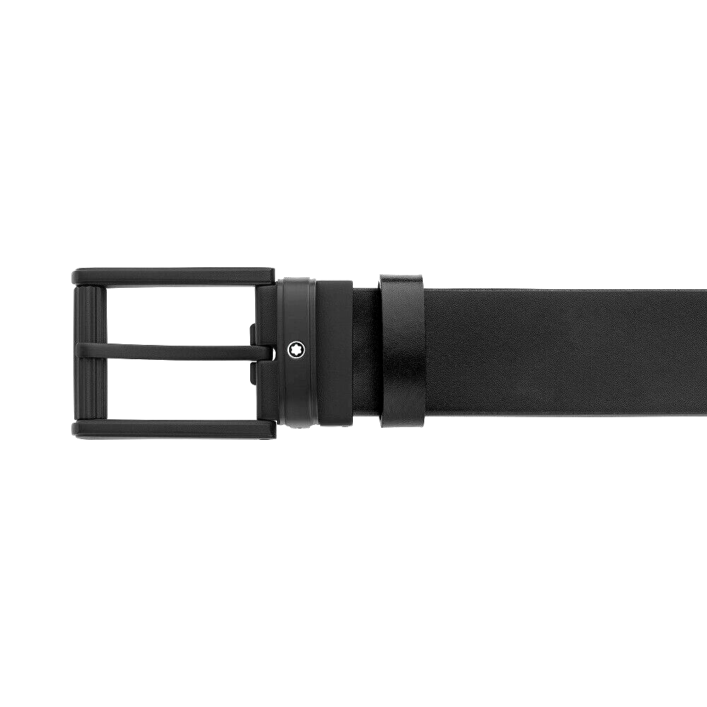 MONTBLANC  131188 CINTURA IN PELLE STAMPA E LISCIA REVERSIBILE  CM3,5 - immagine 2