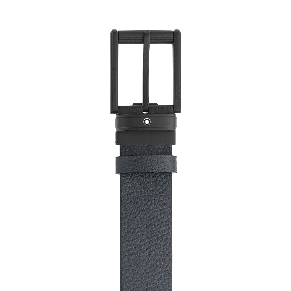 MONTBLANC  131188 CINTURA IN PELLE STAMPA E LISCIA REVERSIBILE  CM3,5 - immagine 3