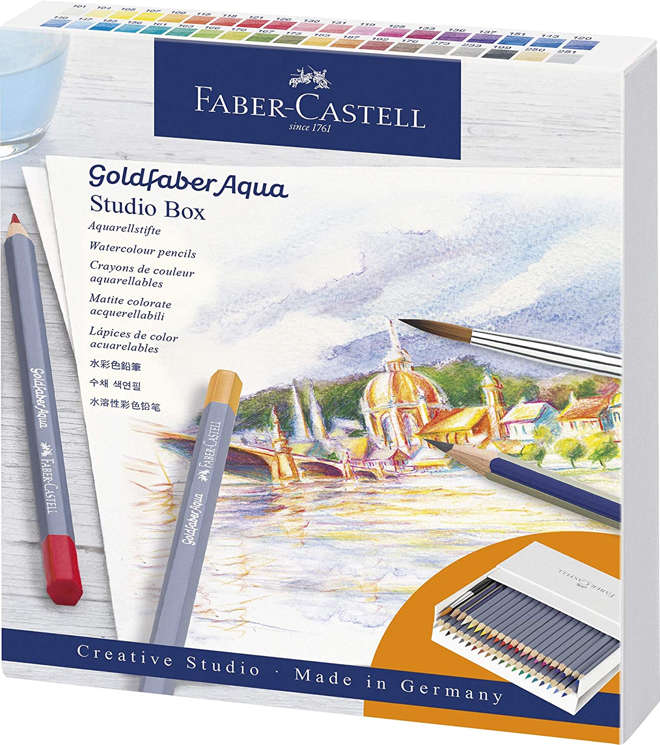 FABER CASTELL 114616 Matite acquarellabili Goldfaber Acqua