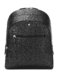 MONTBLANC SARTORIAL 130275 Zaino 3 SCOMPA IN PELLE STAMPATA COLORE NERO