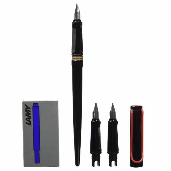 LAMY SET JOY 1215603 LAMY SET PENNA STILOGRAFIC 3 PENNINI E INCHIOSTRO NERO - immagine 3