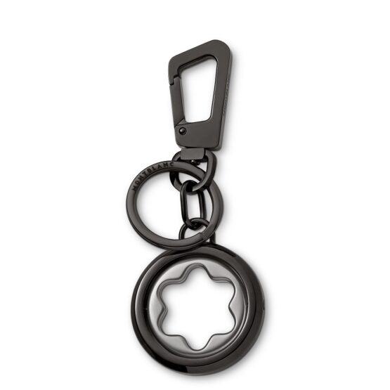 MONTBLANC 131106 MEISTERSTÜCK SPINNING PORTACHIAVI ACCIAIO EMBLEMA ALLUMINIO