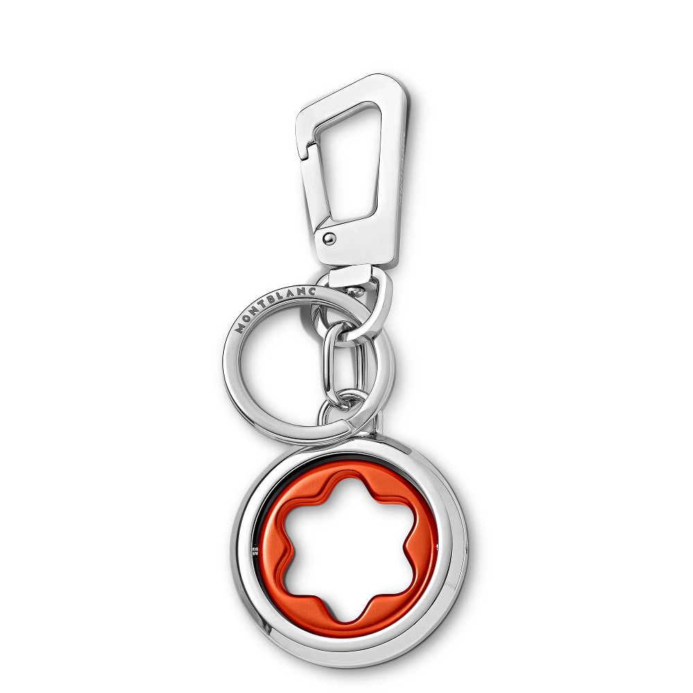 MONTBLANC 131105 MEISTERSTÜCK SPINNING PORTACHIAVI ACCIAIO EMBLEMA ALLUMINIO