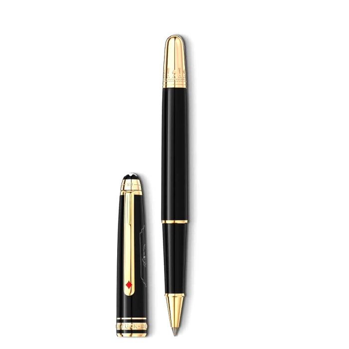 MONTBLANC PENNA ROLLER 128474 CLASSIC Meisterstück AROUND THE WORLD 80 DAYS