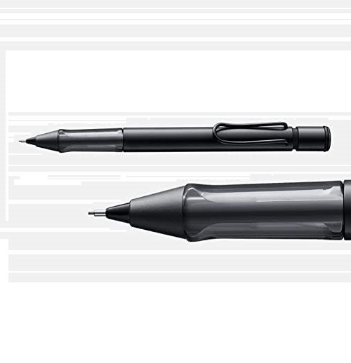 1228118 LAMY AL-STAR PORTAMINE Matita meccanica ALLUMINIO ANODIZ.  NERO MINA 0,5 - immagine 3