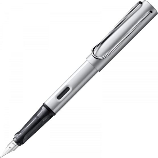 LAMY Al-Star 1236519 PENNA STILOGRAFICA WHITE SILVER PENNINO F ALLUMINIO ANODIZZATO - immagine 3