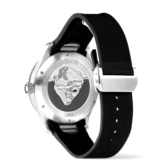 MONTBLANC 129372 1858 ICE SEA AUTOMATIC DATE NERO OROLOGIO DA POLSO - immagine 4