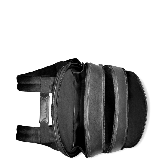 MONTBLANC NEW SARTORIAL 130276 Zaino 3 SCOMPA IN PELLE STAMPATA COLORE IRON GRIGIO - immagine 3