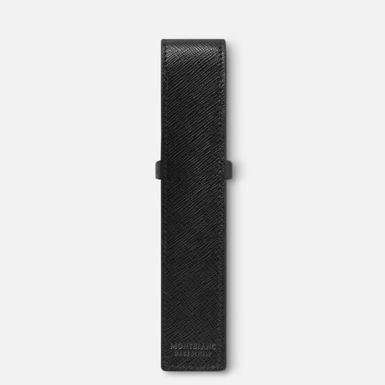 MONTBLANC SARTORIAL 130750 PORTAPENNE 1 STRUMENTO IN PELLE SAFFIANO COL. NERO - immagine 2