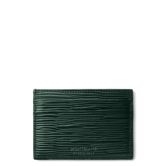 MONTBLANC Meisterstück 4810 PORTACARTE DI CREDITO IN PELLE 5 SCOMPARTI 130938 - immagine 2