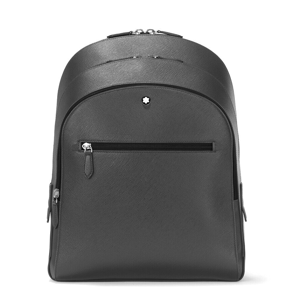 MONTBLANC NEW SARTORIAL 130276 Zaino 3 SCOMPA IN PELLE STAMPATA COLORE IRON GRIGIO