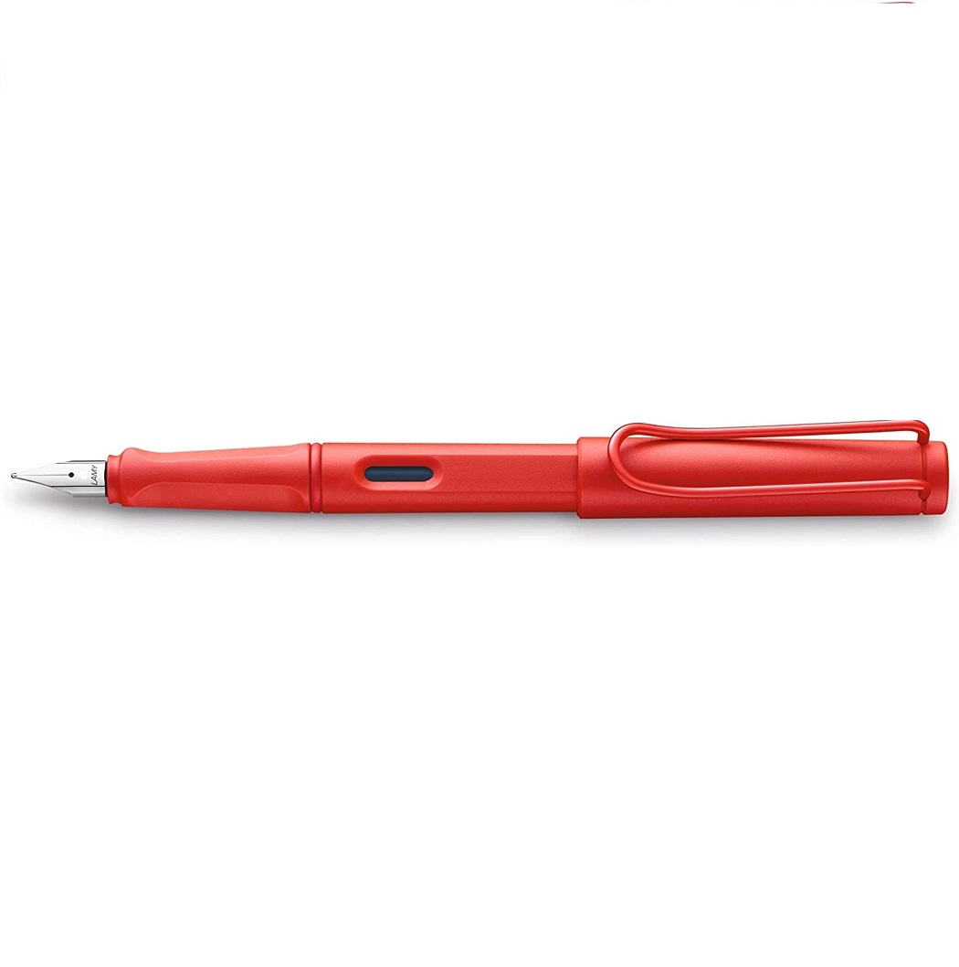 LAMY SAFARI 1236366 PENNA STILOGRAFICA PENNINO F STRAWBERRY IMP. ERGONOMICA - immagine 4