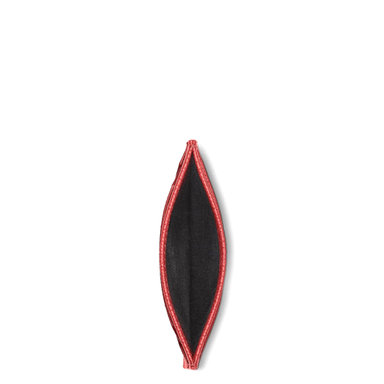 MONTBLANC SARTORIAL130831 PORTACARTE DI CREDITO IN PELLE SAFFIANO COLORE ROSSO - immagine 2