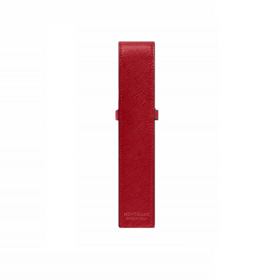 MONTBLANC SARTORIAL 130835 PORTAPENNE 1 STRUMENTO IN PELLE SAFFIANO  COL.ROSSO - immagine 2