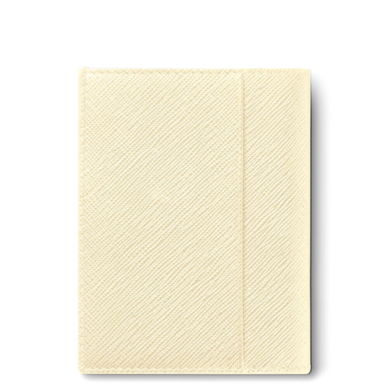 MONTBLANC SARTORIAL 130837 MINi PORTAFOGLI IN PELLE SAFFIANO COLORE AVORIO - immagine 4