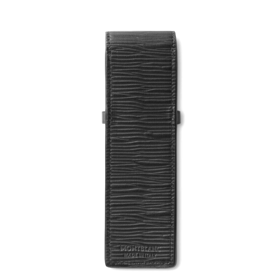 MONTBLANC Meisterstück 4810 - 130935 PORTAPENNE 2 STRUMENTI IN PELLE COL.NERO - immagine 2