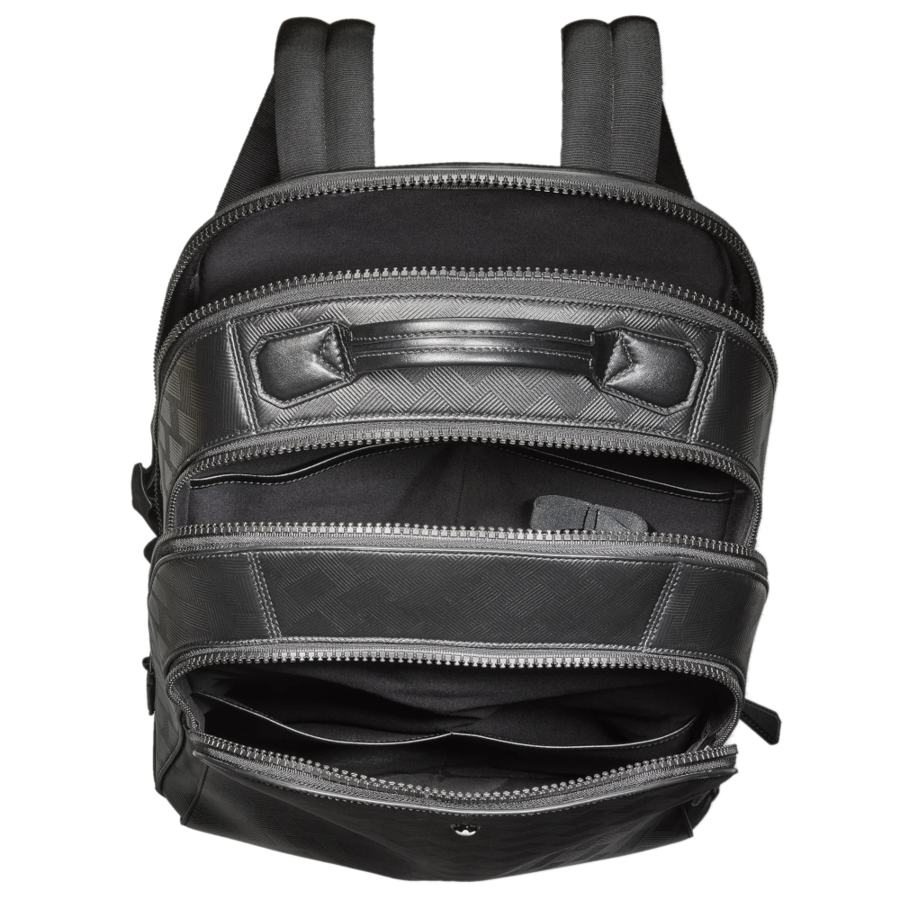 MONTBLANC  EXTREME 3.0 129964 - 199847 Zaino 3 SCOMPA IN PELLE STAMPATA COLORE NERO - immagine 2