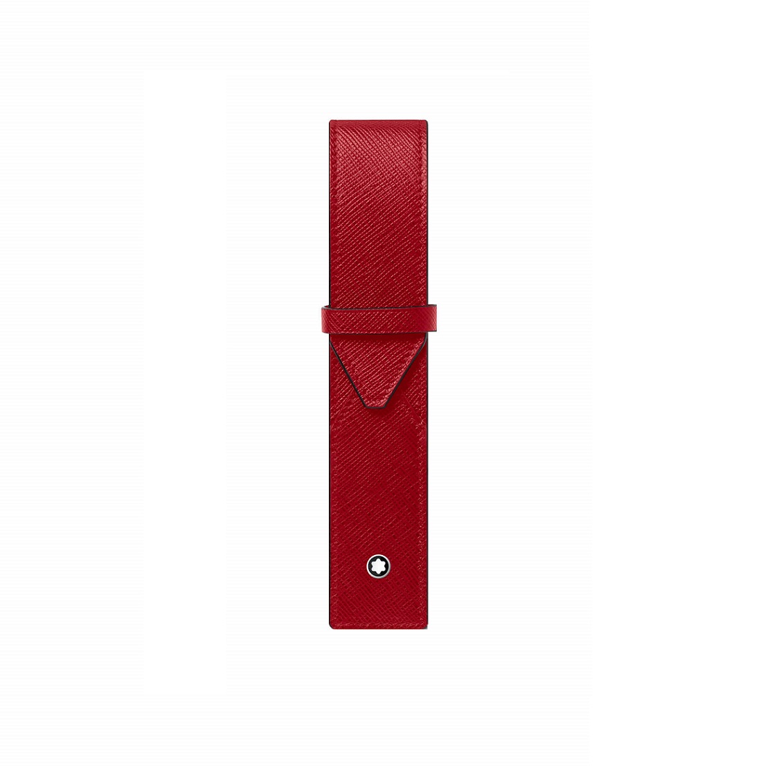 MONTBLANC SARTORIAL 130835 PORTAPENNE 1 STRUMENTO IN PELLE SAFFIANO  COL.ROSSO