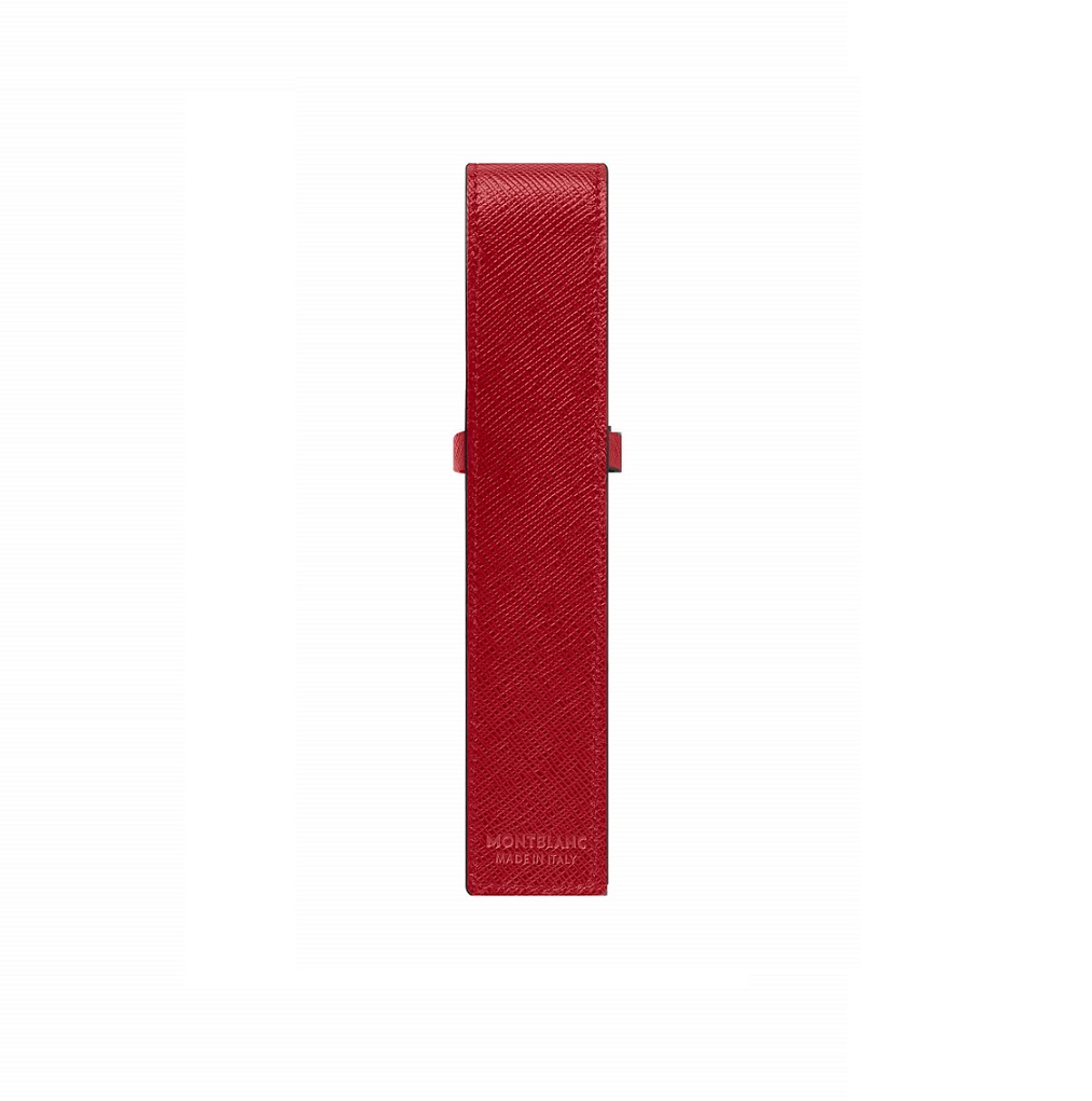MONTBLANC SARTORIAL 130835 PORTAPENNE 1 STRUMENTO IN PELLE SAFFIANO  COL.ROSSO - immagine 2