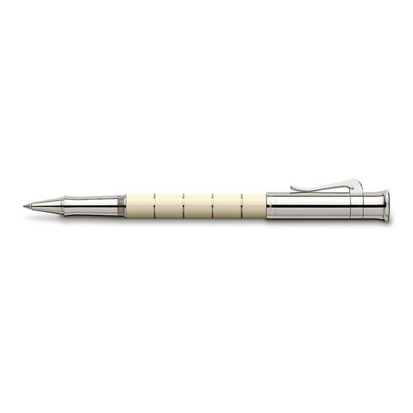 GRAF VON FABER CASTELL  PENNA ROLLER CLASSIC ANELLO IVORY 145680 - immagine 3