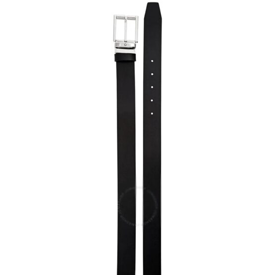 MONTBLANC 126028 CINTURA IN PELLE VITELLO STAMPATA FIBBIA AD ARDIGLIONE 3,5 - immagine 2