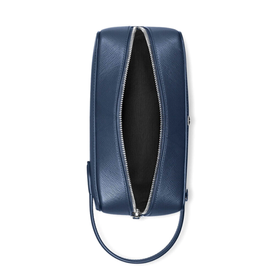 MONTBLANC NEW SARTORIAL 131720 TROUSSE IN PELLE STAMPATA COLORE BLU - immagine 2