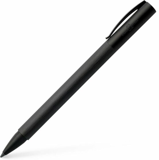 FABER CASTELL AMBITION ALL BLACK PENNA A SFERA 147155  METALLO FINITURA LUCIDA