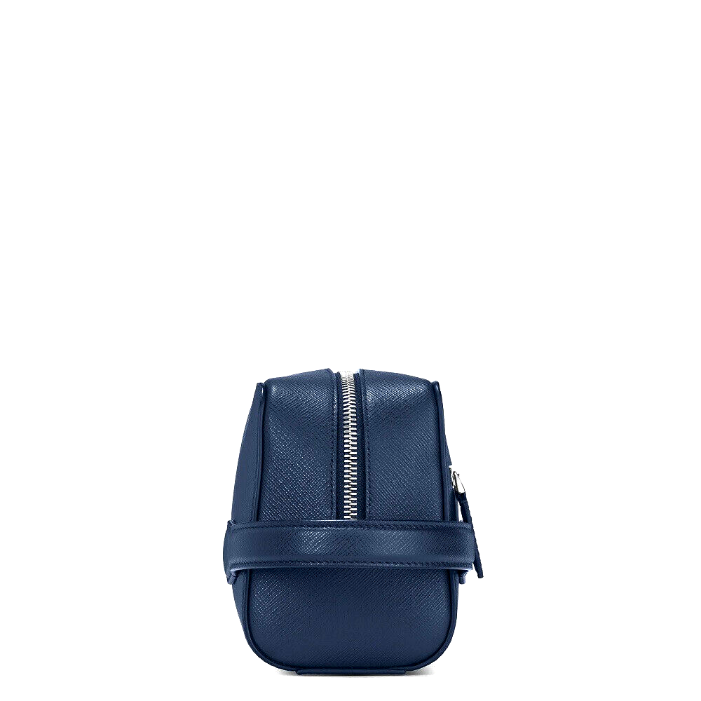 MONTBLANC NEW SARTORIAL 131720 WASH BAG IN PELLE STAMPATA COLORE BLU - immagine 4