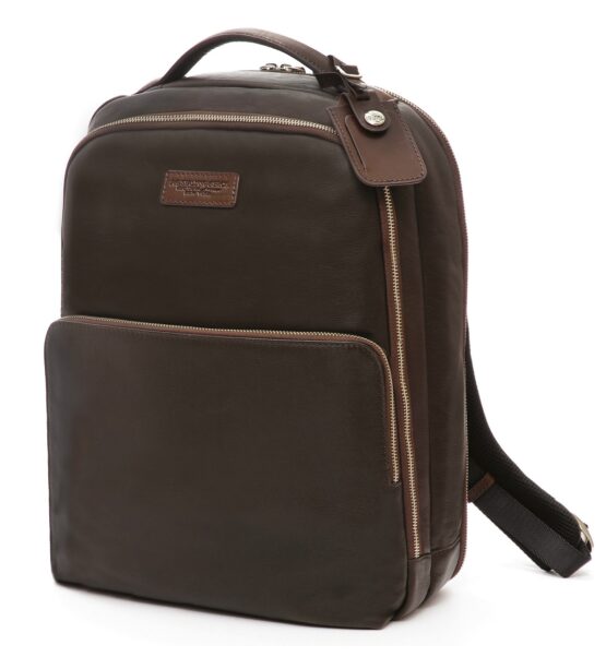 A.G.SPALDING & BROS 309180U254 ZAINO TECH LEATHER IN PELLE COLORE MARRONE