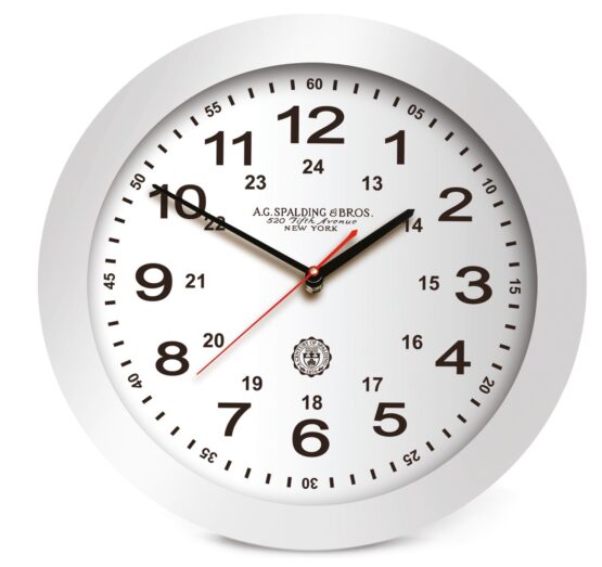 A.G.SPALDING & BROS OROLOGIO DA PARETE 809133U203 ARGENTO