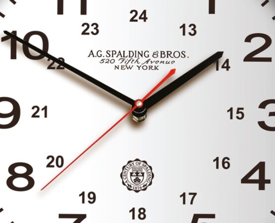 A.G.SPALDING & BROS OROLOGIO DA PARETE 809133U203 ARGENTO - immagine 2