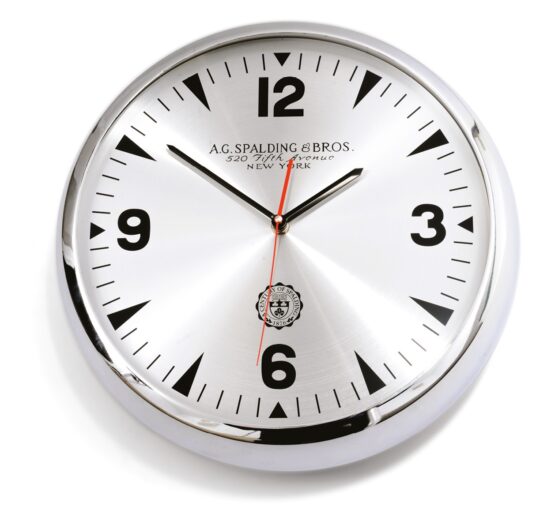 A.G.SPALDING & BROS OROLOGIO DA PARETE 809134U203 ARGENTO