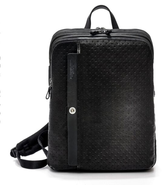 A.G.SPALDING & BROS 309281U900 ZAINO SQUARE NEW HOLEY IN PELLE COLORE NERO