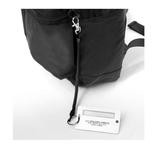 A.G.SPALDING & BROS SQUARE BACK PACK 309263U900 ZAINO IN NYLON ANTIACQUA - immagine 6