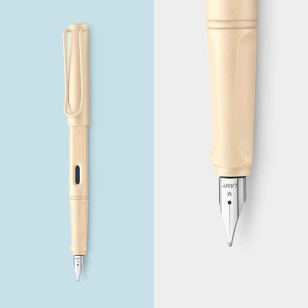 LAMY SAFARI 1236338 PENNA STILOGRAFICA PENNINO M CREAM IMPUGNATURA ERGONOMICA - immagine 3
