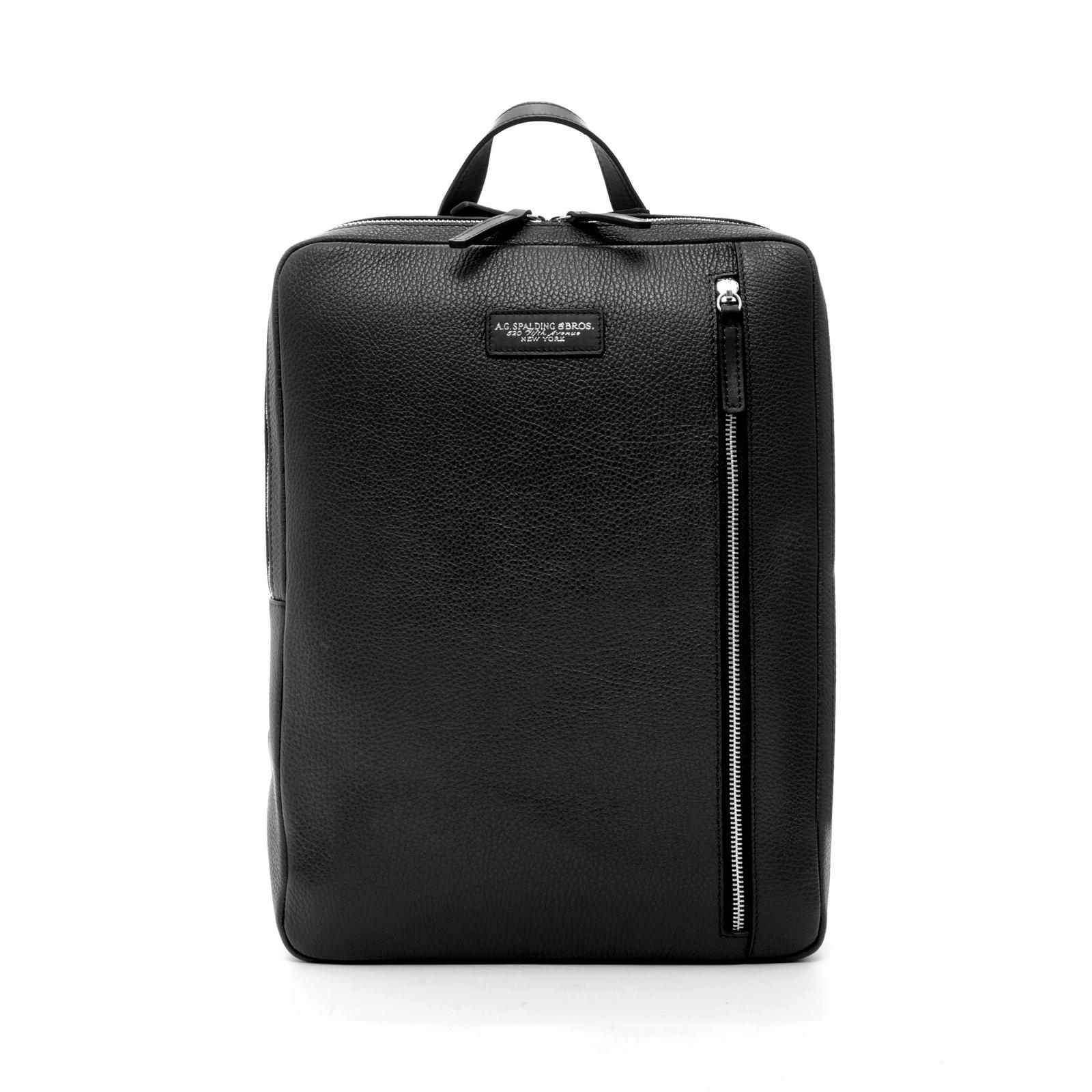 A.G.SPALDING & BROS 309237U900 ZAINO TOURIS SQUARE IN PELLE COLORE NERO