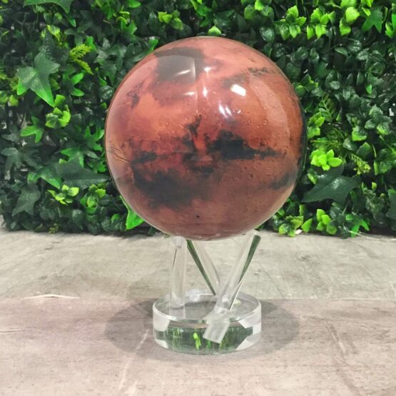 MOVA GLOBE - GLOBO RUOTANTE CON TECNOLOGIA SOLARE MG-45-MARS DIAMETRO CM 11,5 - immagine 3