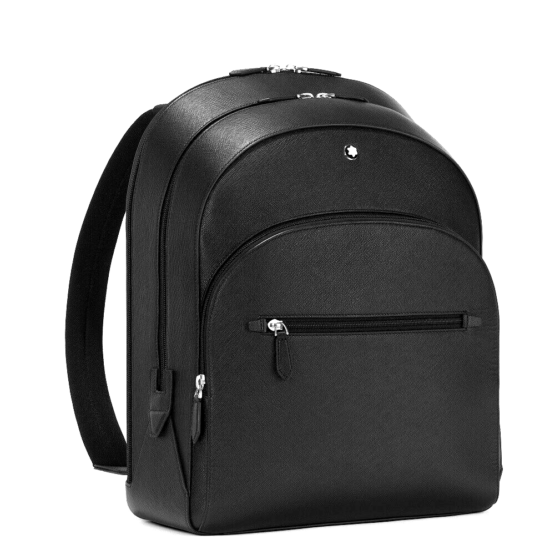 MONTBLANC SARTORIAL 130274 ZAINO IN PELLE STAMPA SAFFIANO COLORE NERO - immagine 4