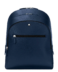 MONTBLANC  SARTORIAL 131716 ZAINO MEDIO IN PELLE COLORE BLU CON 3 SCOMPARTI