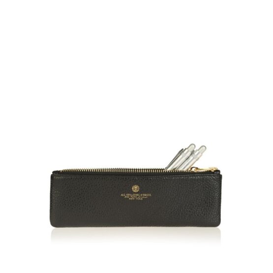 A.G.SPALDING & BROS 173770U900 ASTUCCIO PORTAPENNE IN PELLE COLORE NERO - immagine 3