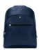 MONTBLANC  SARTORIAL 131716 ZAINO MEDIO IN PELLE COLORE BLU CON 3 SCOMPARTI