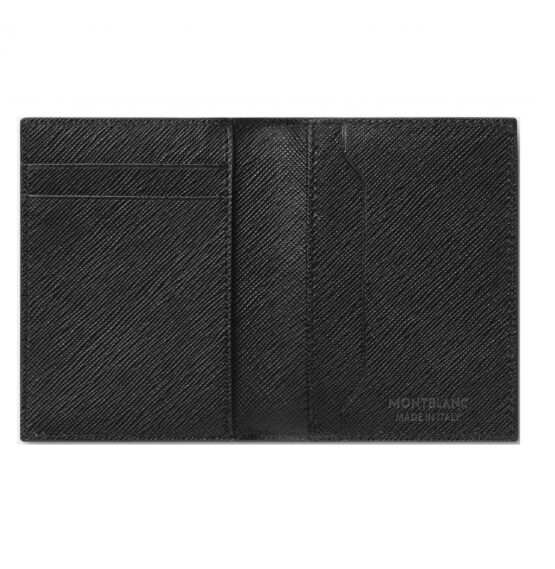 MONTBLANC SARTORIAL  PORTA CARTE 4 SCOMPARTI COLORE NERO 130322 - immagine 2