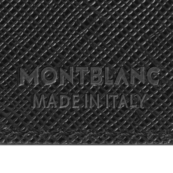 MONTBLANC SARTORIAL  PORTA CARTE 4 SCOMPARTI COLORE NERO 130322 - immagine 5
