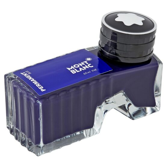 MONTBLANC 128195 INK BOTTLE PERMANET BLU 60ML - immagine 2
