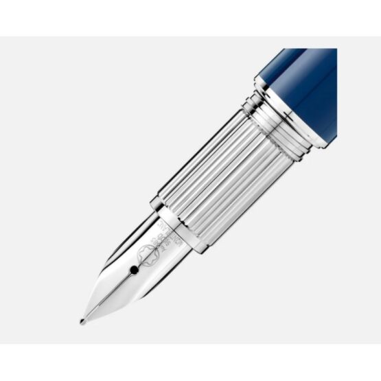 132439 MONTBLANC STARWALKER BLUE PLANET PENNA STILOGRAFICA M - immagine 2