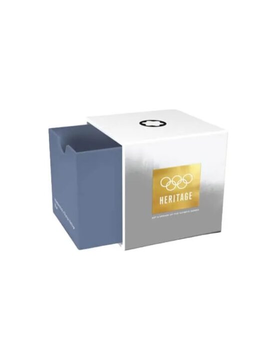 MONTBLANC Meisterstück x Olympic Heritage Chamonix 1924 INK BOTTLE BLU 132953 - immagine 2