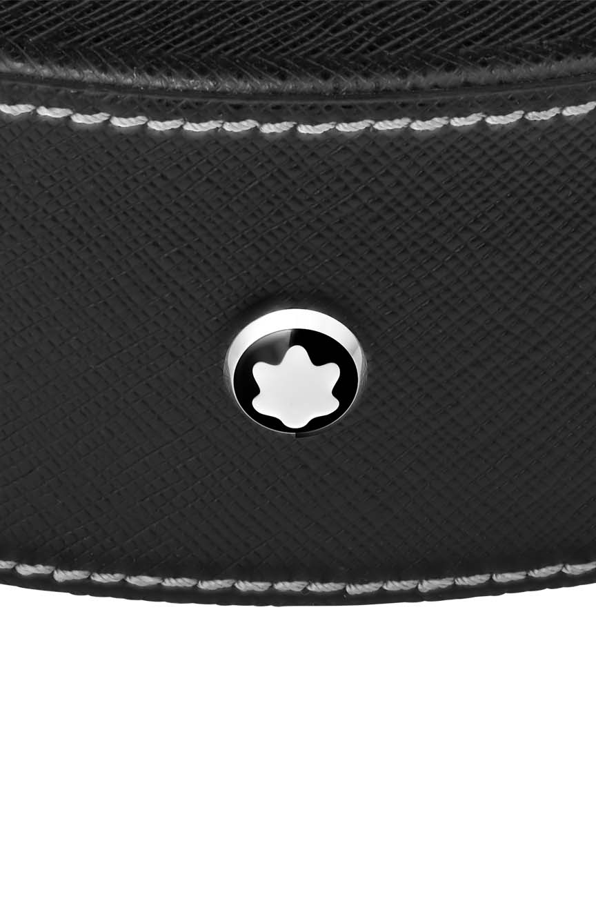 MONTBLANC 133160 VASCHETTA PORTA OGGETTI IN PELLE COLORE NERO - immagine 2