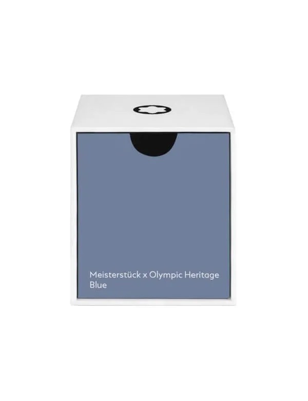 MONTBLANC Meisterstück x Olympic Heritage Chamonix 1924 INK BOTTLE BLU 132953 - immagine 3