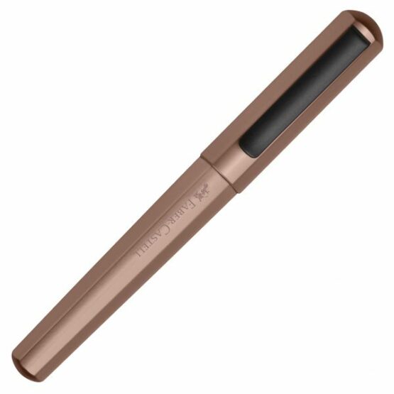 FABER CASTELL HEXO BRONZE 140585 PENNA ROLLER ALLUMINIO ANODIZZATO - immagine 2